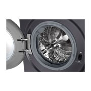 LG Slim Waschtrockner Schwarz (E/A, 9 kg / 5kg, 1.160 U./Min.) mit Steam & TurboWash® 360° | V5WD95SLIMB, V5WD95SLIMB