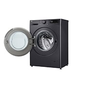 LG Slim Waschtrockner Schwarz (E/A, 9 kg / 5kg, 1.160 U./Min.) mit Steam & TurboWash® 360° | V5WD95SLIMB, V5WD95SLIMB