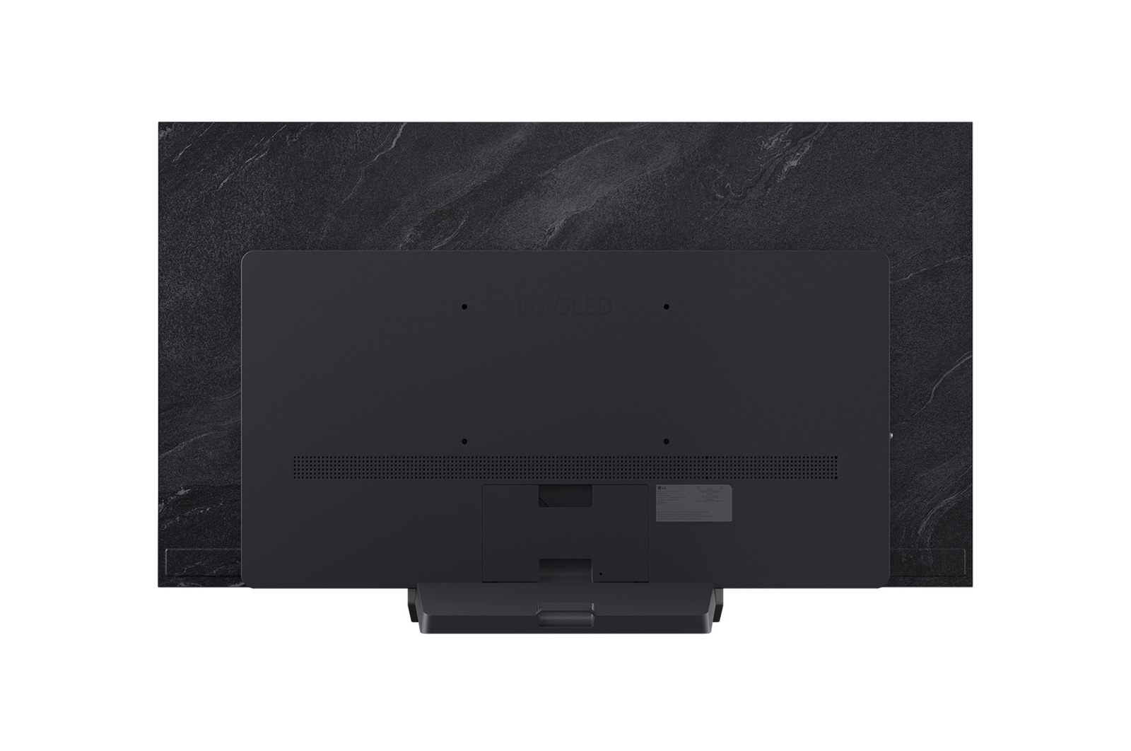 Vue arrière de la Smart TV LG OLED evo AI C5 4K.