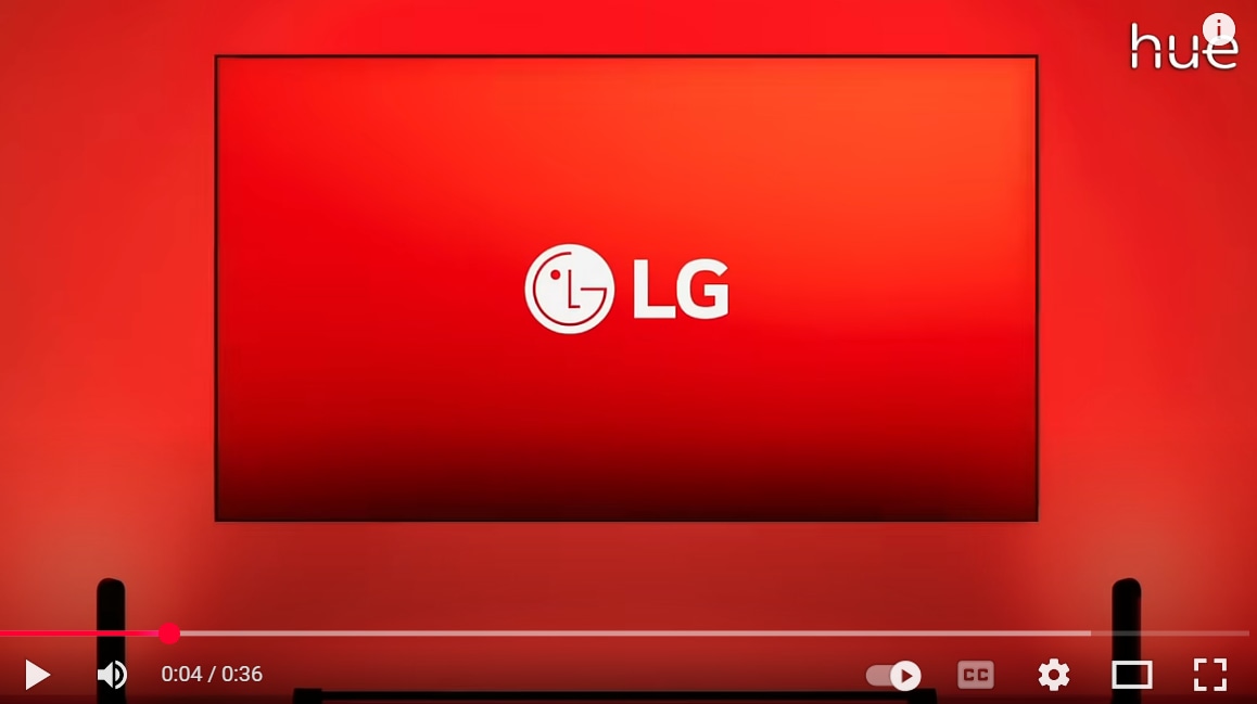 Hue Sync TV App: Surrounding Lights That Sync with LG TVs