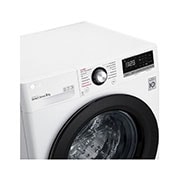 LG Lave-linge avec AI DD® | 8 kg | Classe d'efficacité énergétique C | 1 400 t/mn | Steam | 6 Motion®| Nouveau tambour bien-être, F4WV308SBCH