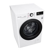 LG Lave-linge avec AI DD® | 8 kg | Classe d'efficacité énergétique C | 1 400 t/mn | Steam | 6 Motion®| Nouveau tambour bien-être, F4WV308SBCH