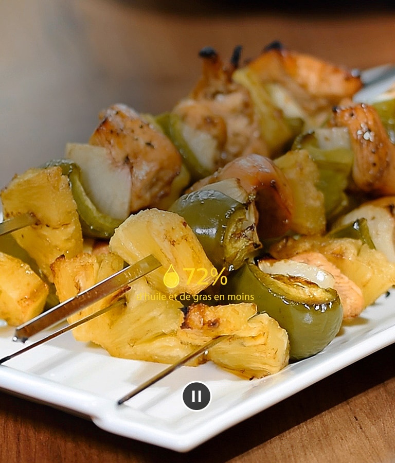 Image de brochettes de divers légumes