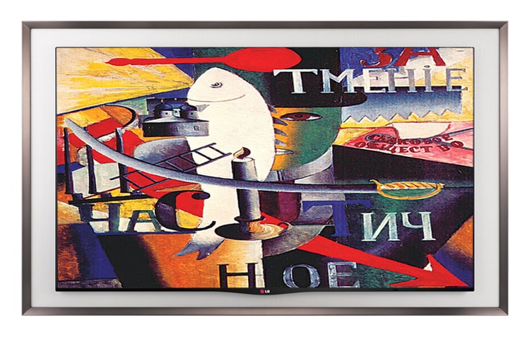 LG GALLERY OLED 3D Smart TV avec technologie CINEMA 3D, système de son Harman Kardon et télécommande Magic Remote, 55EA8809