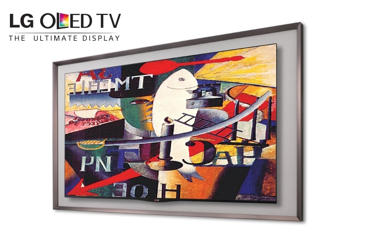 LG GALLERY OLED 3D Smart TV avec technologie CINEMA 3D, système de son Harman Kardon et télécommande Magic Remote, 55EA8809