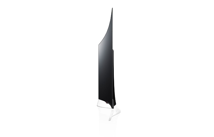 LG OLED CURVED CINEMA 3D Smart TV avec l'écran incurvé de 138 cm (55 pouces) et un support transparent, 55EA9809
