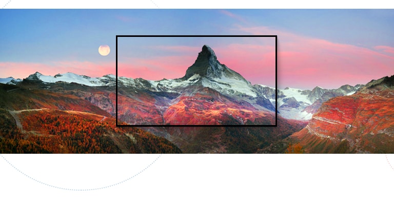 Une image illustrant un paysage avec une montagne magnifique (lire la vidéo)