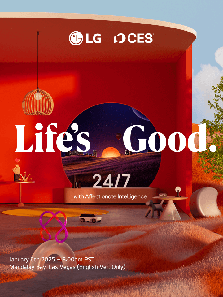 LG CES 2025 - Life’s good - con inteligencia afectiva	