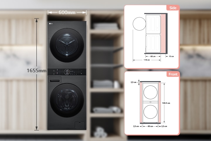 A continuación, el interlocutor de la IA conecta con la lavadora mostrada con una línea y ondas sonoras