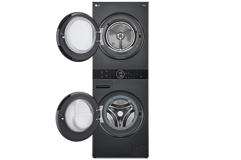 front view with open door