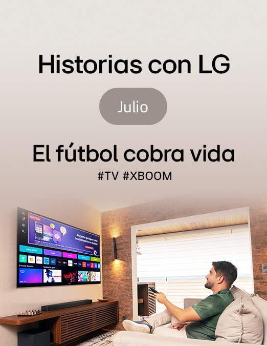 El futbol cobra vida con LG