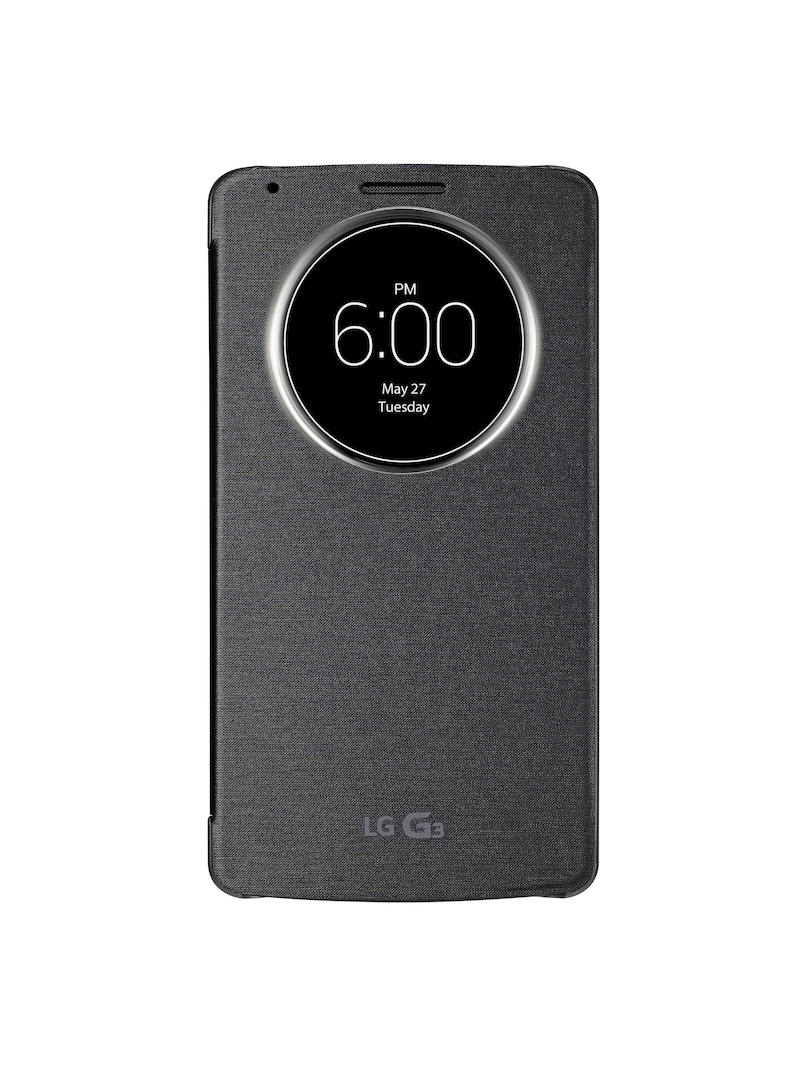 LG Funda Quick Circle Negra para LG G3, CCF-345G