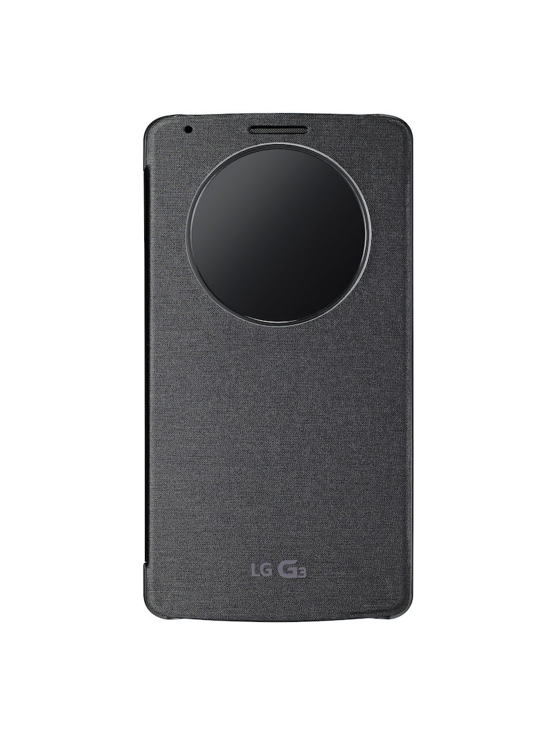 LG Funda Quick Circle Negra para LG G3, CCF-345G