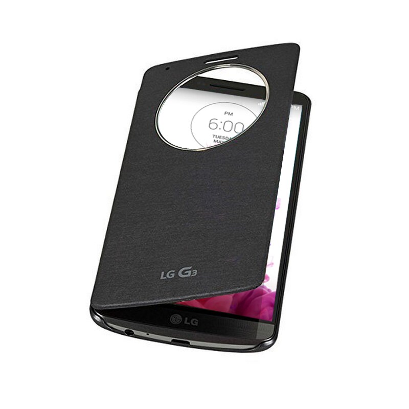 LG Funda Quick Circle Negra para LG G3, CCF-345G