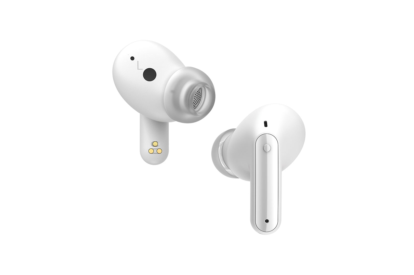 LG TONE Free FP9W – UVNano 99,9%, Audífonos inalámbricos Bluetooth (TWS) con Meridian Sound, micrófono dual para trabajo / oficina en casa, compatible con iPhone / Android, carga inalámbrica y rápida, TONE-FP9W