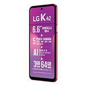 LG K42 I 6.6'' HD+ I Quad Cámera I 64GB, LMK420HM