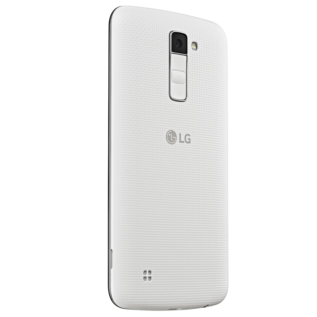 LG K10 con pantalla HD 5,3'' con tecnología IPS LCD, con cámara 13MP, cristal curvo y diseño redondeado, LG K10 Blanco