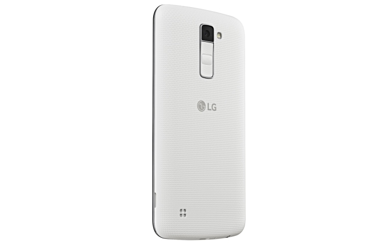 LG K10 con pantalla HD 5,3'' con tecnología IPS LCD, con cámara 13MP, cristal curvo y diseño redondeado, LG K10 Blanco