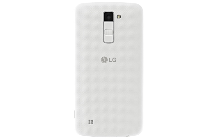 LG K10 con pantalla HD 5,3'' con tecnología IPS LCD, con cámara 13MP, cristal curvo y diseño redondeado, LG K10 Blanco