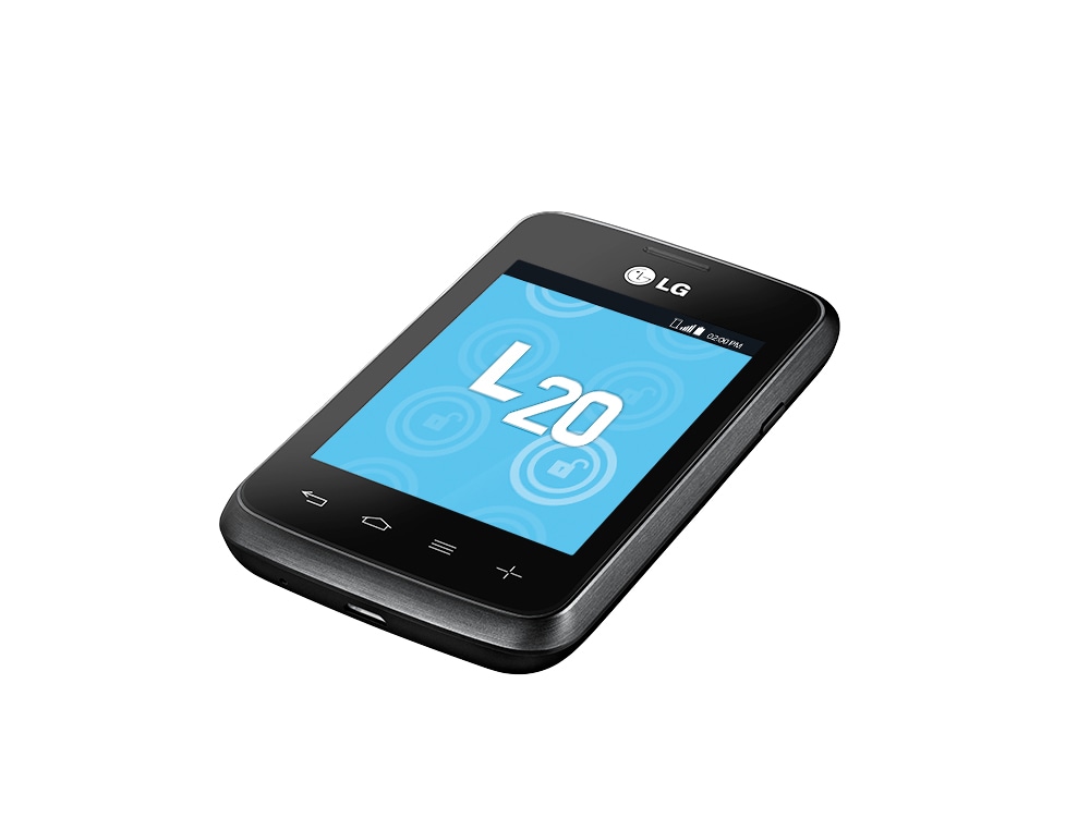 LG L20, smartphone con pantalla 3'', Android 4.4 Kit Kat, procesador 1.0 Dual Core, cámara de 2MP y batería 1540 mAh, LGD100J