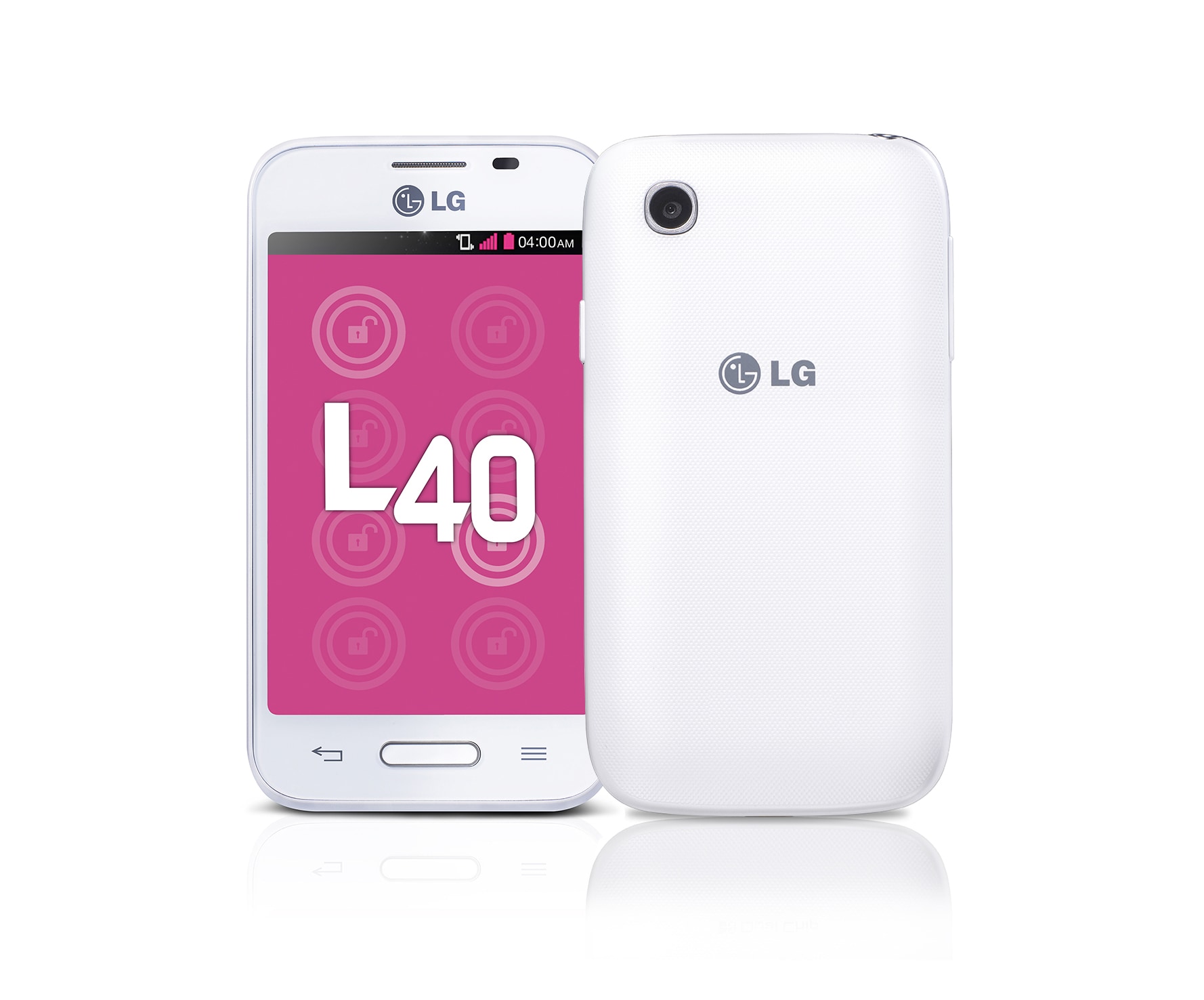 LG L40, smartphone con pantalla IPS de 3,5'', Android 4.4 Kit Kat, procesador Dual Core de 1.2 GHz, cámara de 3MP y batería de 1540 mAH, LGD160J Blanco
