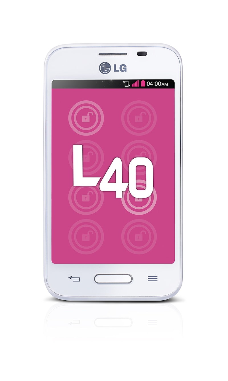 LG L40, smartphone con pantalla IPS de 3,5'', Android 4.4 Kit Kat, procesador Dual Core de 1.2 GHz, cámara de 3MP y batería de 1540 mAH, LGD160J Blanco
