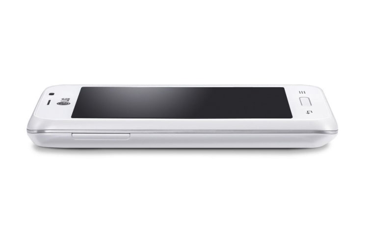 LG L40, smartphone con pantalla IPS de 3,5'', Android 4.4 Kit Kat, procesador Dual Core de 1.2 GHz, cámara de 3MP y batería de 1540 mAH, LGD160J Blanco