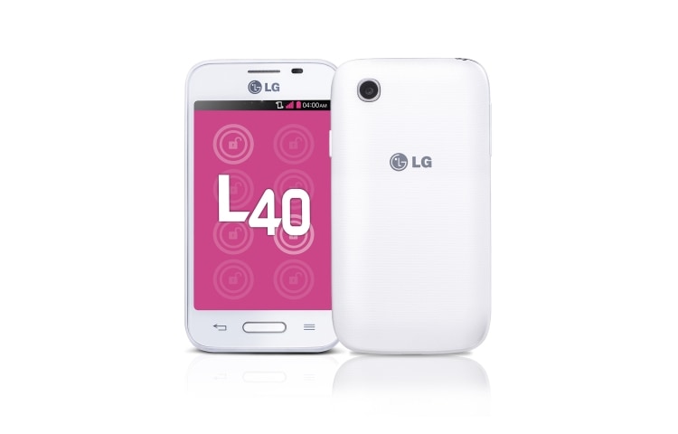 LG L40, smartphone con pantalla IPS de 3,5'', Android 4.4 Kit Kat, procesador Dual Core de 1.2 GHz, cámara de 3MP y batería de 1540 mAH, LGD160J Blanco