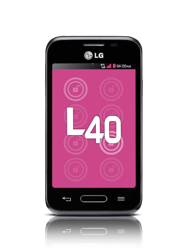 LG L40, smartphone con pantalla IPS de 3,5'', Android 4.4 Kit Kat, procesador Dual Core de 1.2 GHz, cámara de 3MP y batería de 1540 mAH, LGD160J