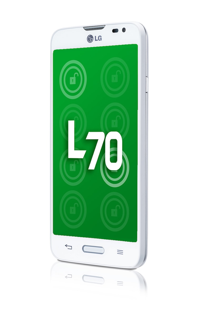 LG L70, smartphone con pantalla IPS de 4,5'', Android 4.4 Kit Kat, procesador Dual Core de 1,2 GHz y batería de 2100mAH, LGD320 Blanco