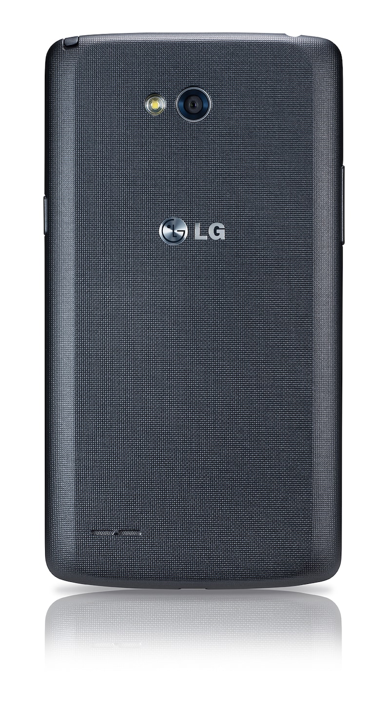 LG L80, smartphone con pantalla IPS de 5'', Android 4.4 Kit Kat, procesador Dual Core de 1.2 GHz, cámara de 8MP y batería de 2540mAh, color negro., LGD380