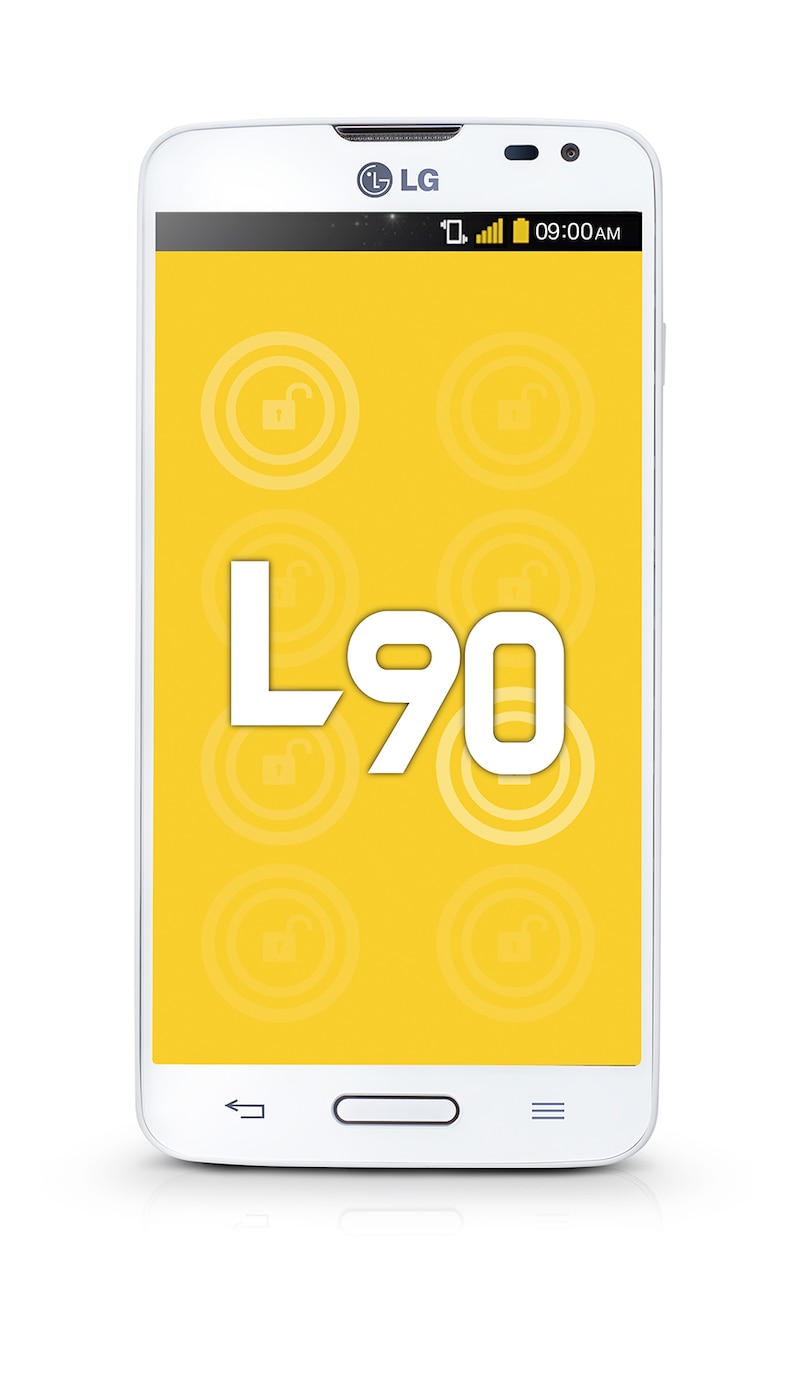 LG L90, Smartphone con pantalla IPS de 4,7'', Android 4.4 Kit Kat, procesador Quad Core de 1.2 GHz, cámara de 8 MP y batería de 2540MAH, LGD400H Blanco
