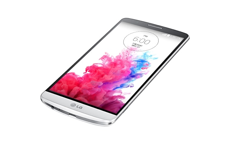 LG G3, Android 4.4, Pantalla QHD, Cámara con Auto Foco y estabilizador, y mucho más., LGD855 Silk White