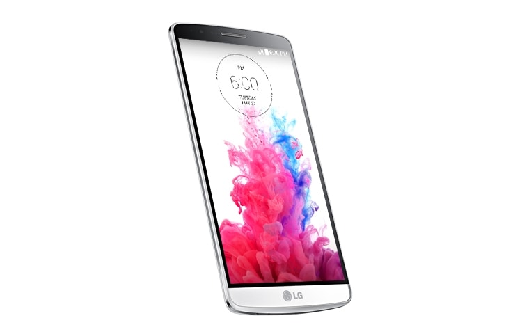 LG G3, Android 4.4, Pantalla QHD, Cámara con Auto Foco y estabilizador, y mucho más., LGD855 Silk White