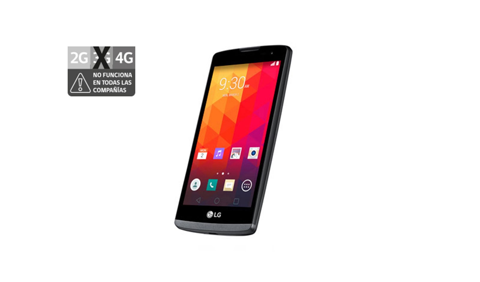 LG Leon 4G LTE, Android 5.0 Lollipop, pantalla 4.5" FWVGA (220 ppi) D y cámara de 5MP, LG Leon LTE