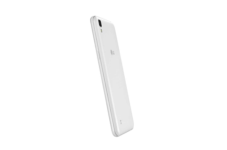 LG X Power White con pantalla de 5.3'' y cámara principal de 13MP con Auto-Focus, LGK220F