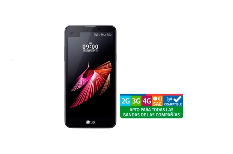 LG X Screen Lte Black con pantalla principal de 4.93'' y cámara principal de 13MP, X Screen Lte Black