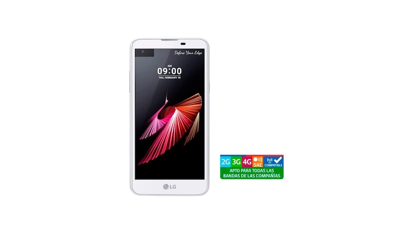 LG X Screen Lte White con pantalla principal de 4.93'' y cámara principal de 13MP, X Screen Lte White