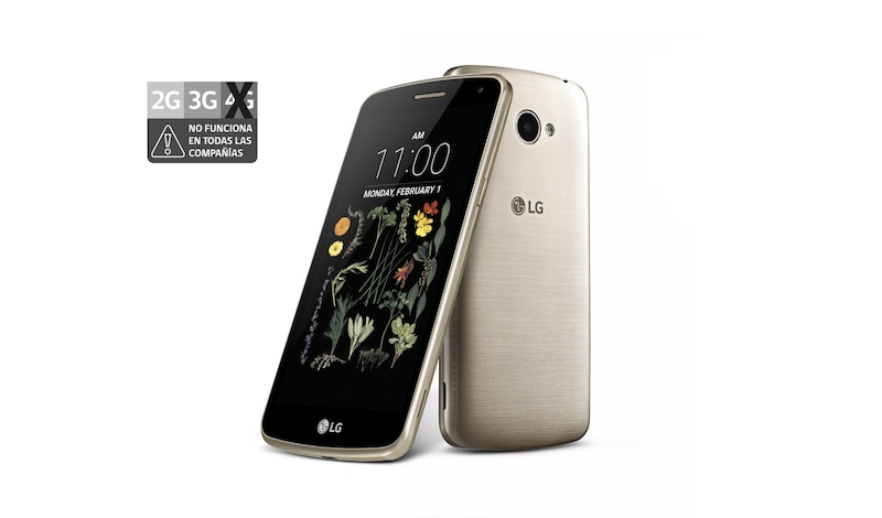 LG K5 Smartphone con pantalla 5'' IPS LCD con tecnología Captive Touchscreen, con cámara 5MP, cristal curvo y diseño redondeado para un mejor agarre y un frontal de tacto más suave, LG K5