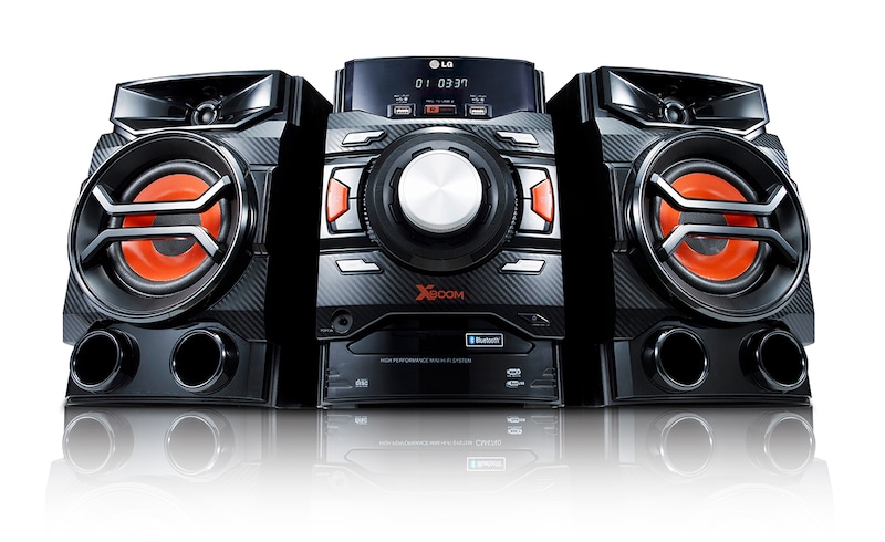 LG Minicomponente LG XBOOM con 260W de potencia, Bass Blast y conexión con tu TV, CM4350