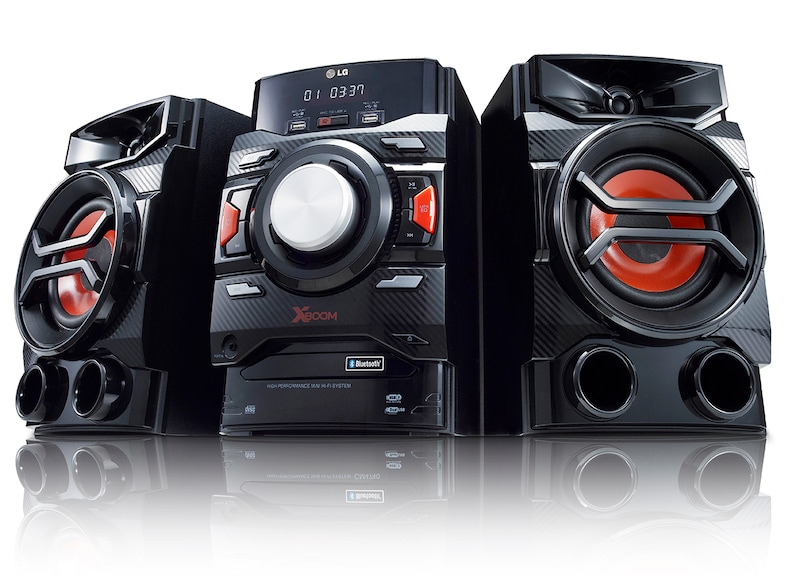 LG Minicomponente LG XBOOM con 260W de potencia, Bass Blast y conexión con tu TV, CM4350