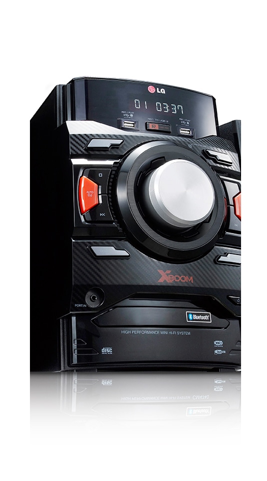 LG Minicomponente LG XBOOM con 260W de potencia, Bass Blast y conexión con tu TV, CM4350