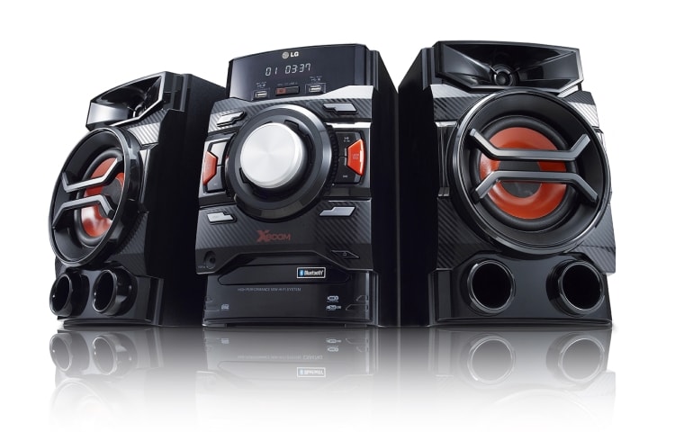 LG Minicomponente LG XBOOM con 260W de potencia, Bass Blast y conexión con tu TV, CM4350