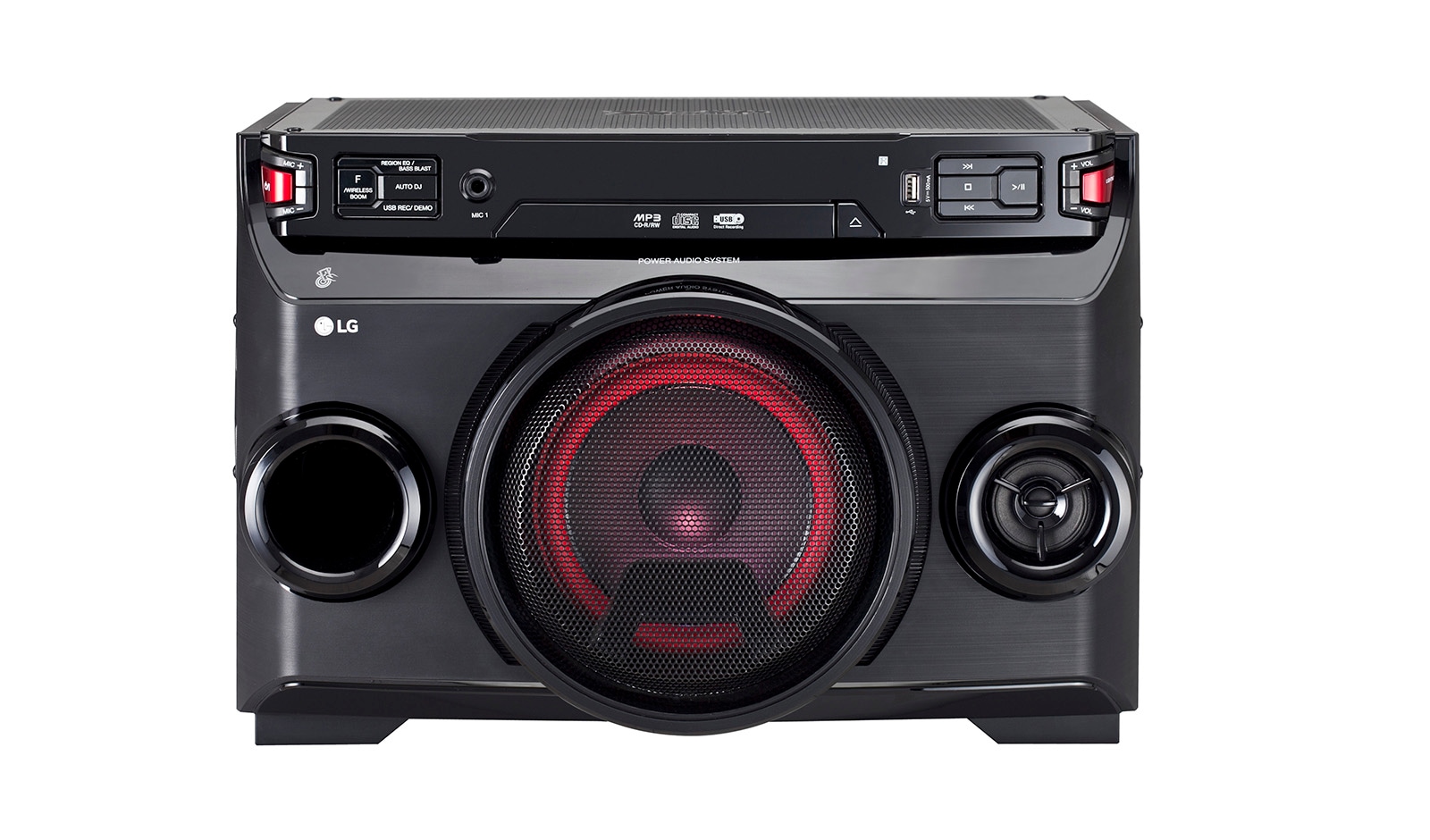 LG XBOOM Mini Audio con 220W de potencia, OM4560
