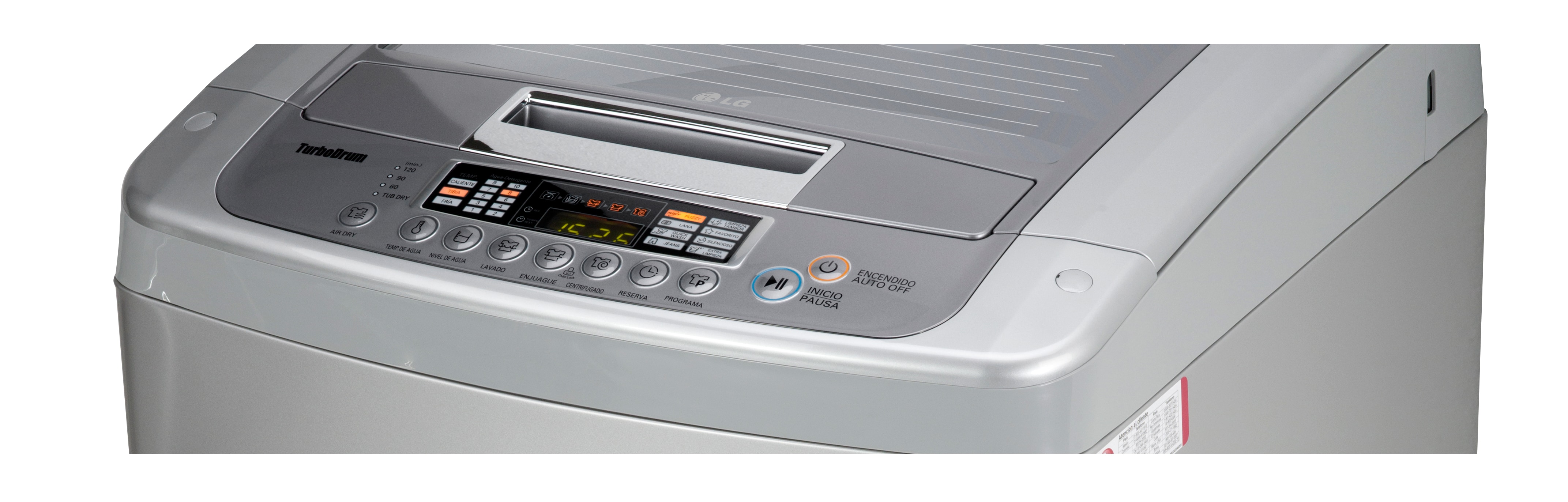 LG Lavadora de 10 Kg con tecnología Turbo Drum, T1002TDFT