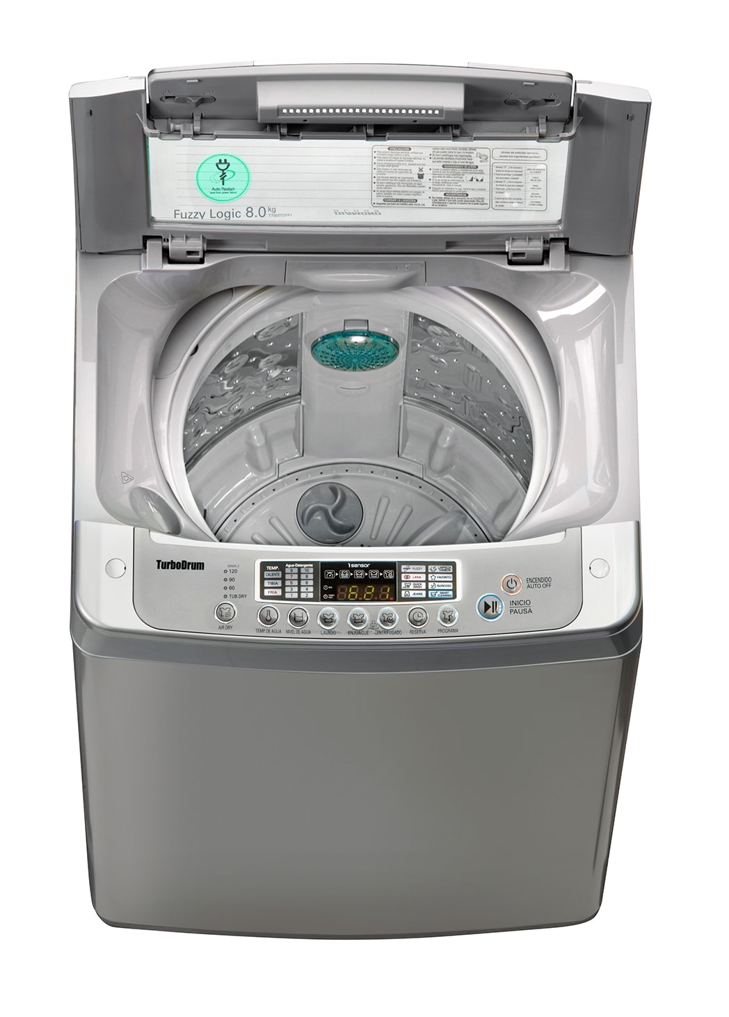 LG Lavadora de 8 Kg con tecnología Turbo Drum, T8003TDFV1