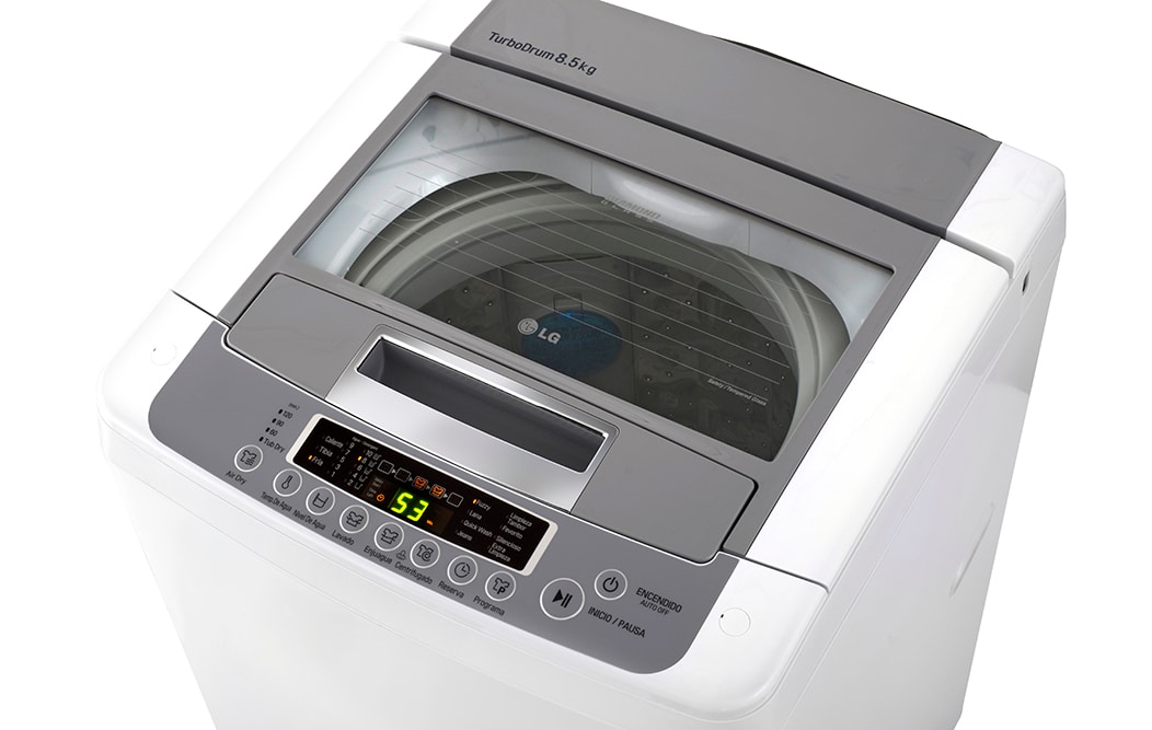 LG Lavadora de 8,5 Kg con tecnología Turbo Drum, T8507TPV