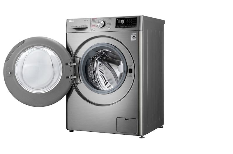 LG Lavadora-Secadora Carga Frontal con Tecnología Steam, motor Inverter Direct Drive y capacidad de 12 kilos de Lavado y 7 de Secado., WD12VVC3S6C