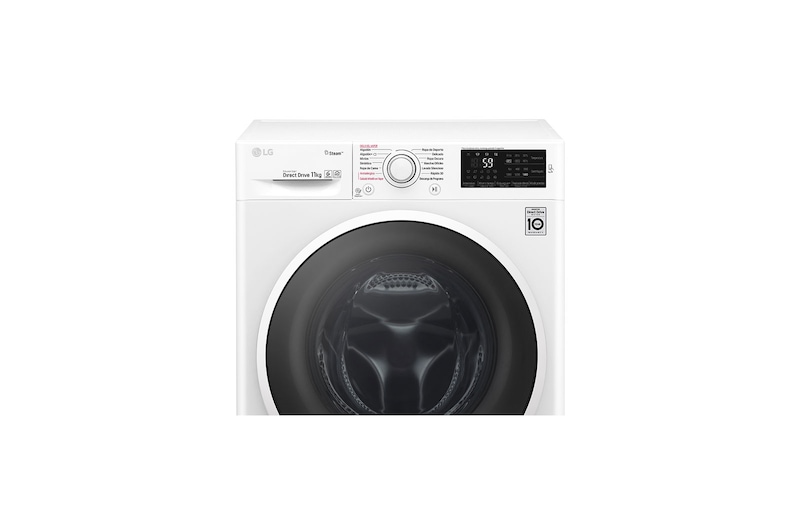 LG Lavadora Carga Frontal con Motor Inverter Direct Drive y Capacidad Total de 11 kilos de lavado., WM11WBS6