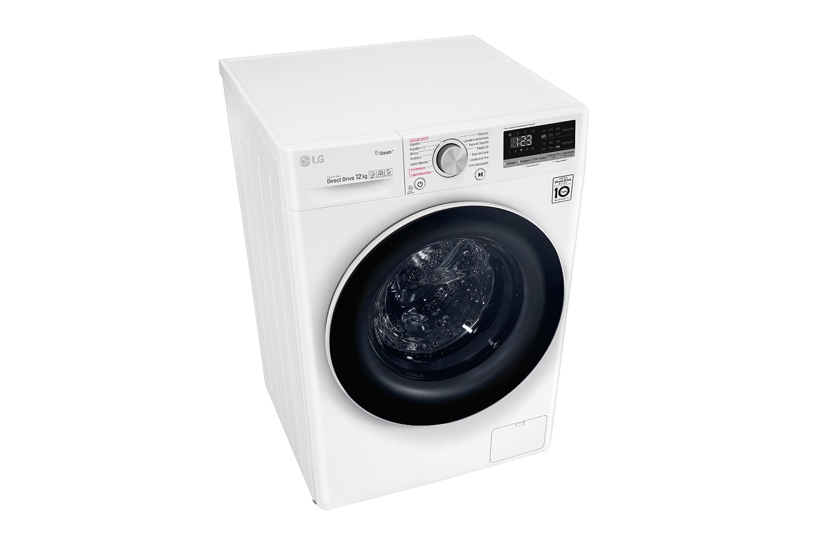 LG Lavadora Carga Frontal de 12 Kg con Inverter Direct Drive y ThinQ AI, WM12WVC4S6